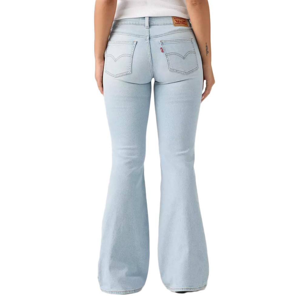 Jean Flare Bleu Clair Femme Levi's Superlow vue 2