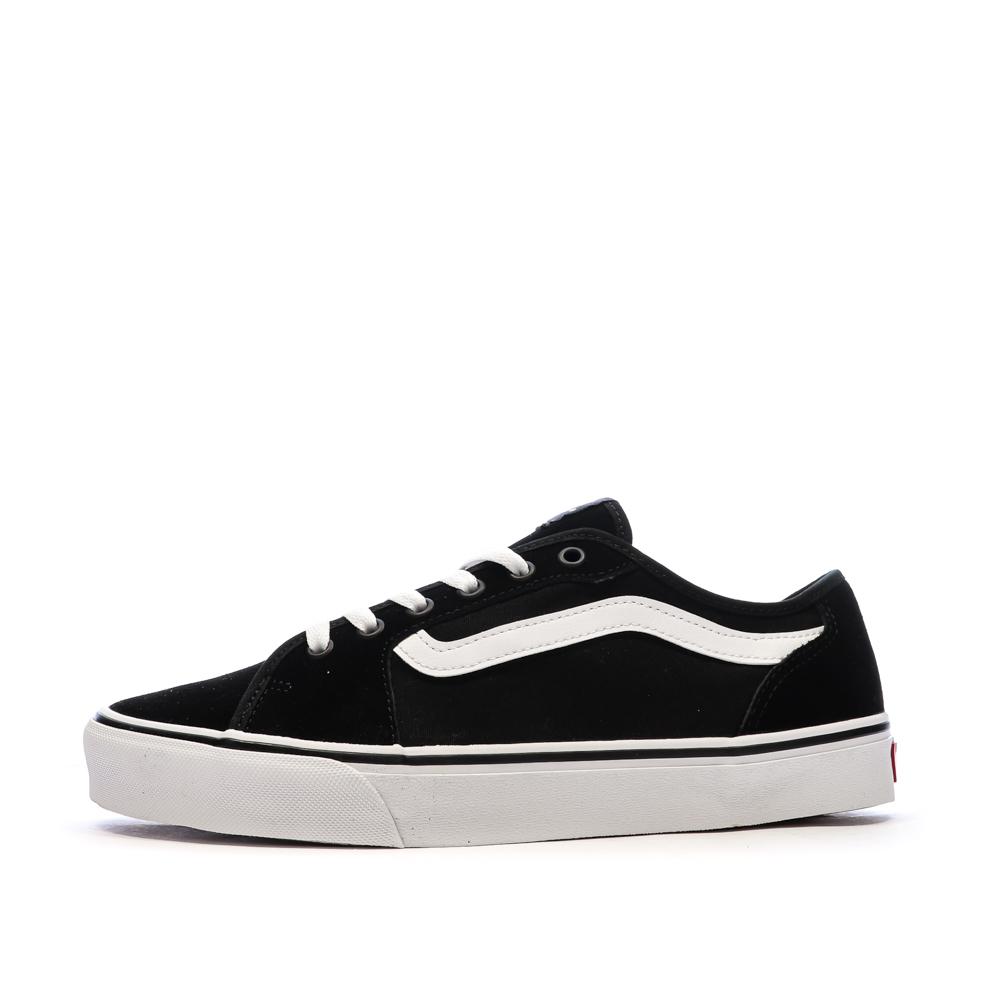 Baskets Noires/Blanches Homme Vans Filmore Decon pas cher