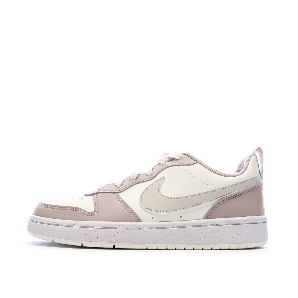 Baskets Lila Fille Nike Court Borough Low pas cher