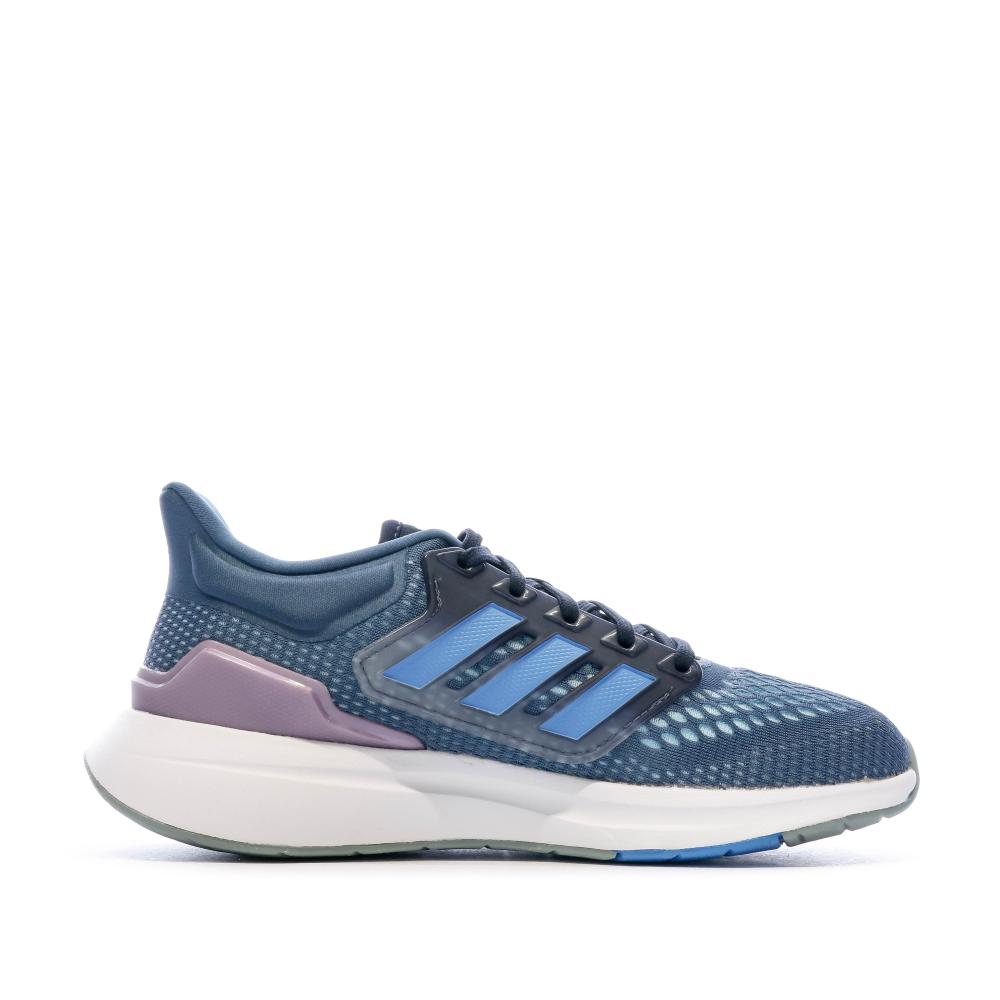 Chaussures de running Bleues Femme AdidasEQ21 Run vue 2