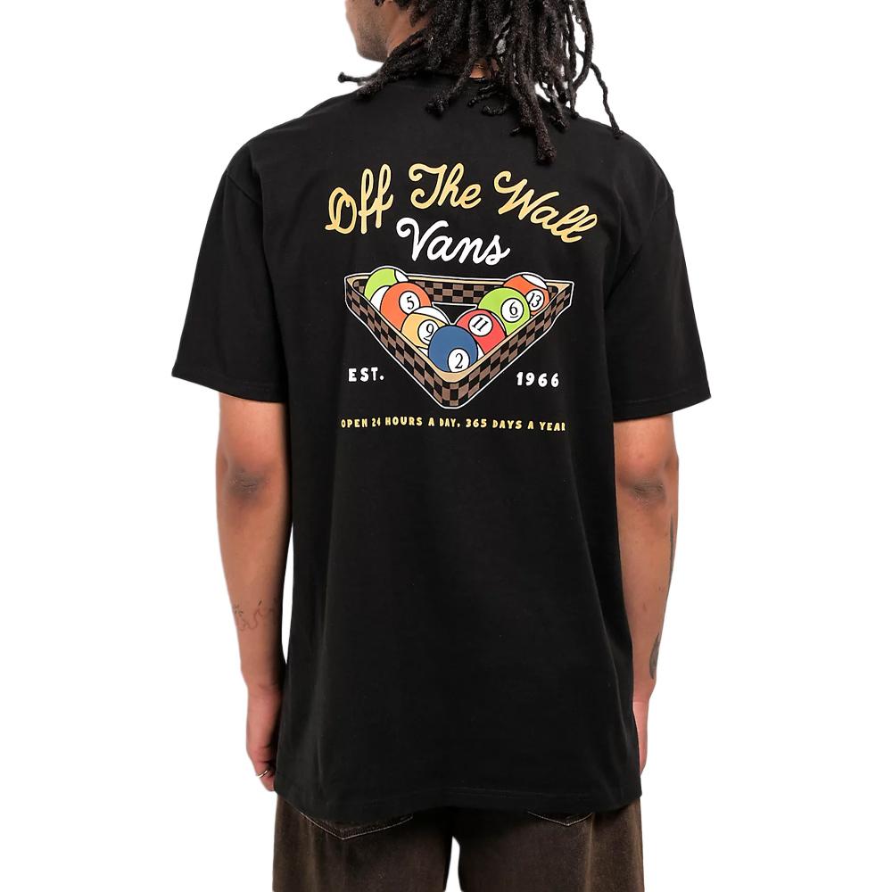 T-Shirt Noir Homme Vans Snooker vue 2