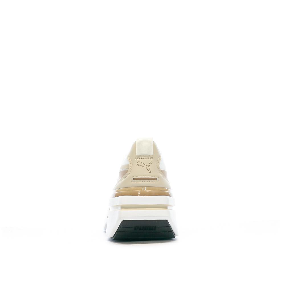 Baskets Blanc/Marron Homme Puma Kosmo Rider vue 3