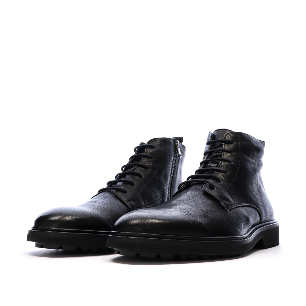 Bottines Noires Homme Geox Cannaregio vue 6