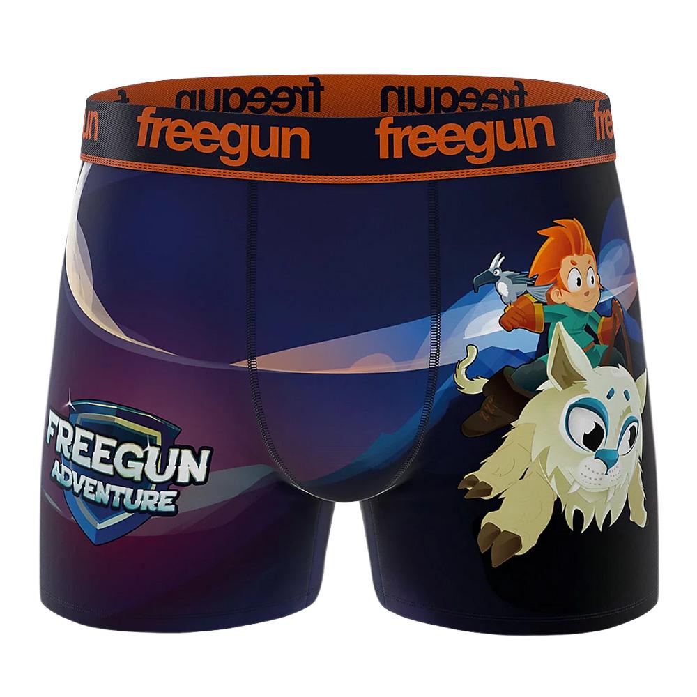 Boxer Marine Garçon Freegun Adventure pas cher