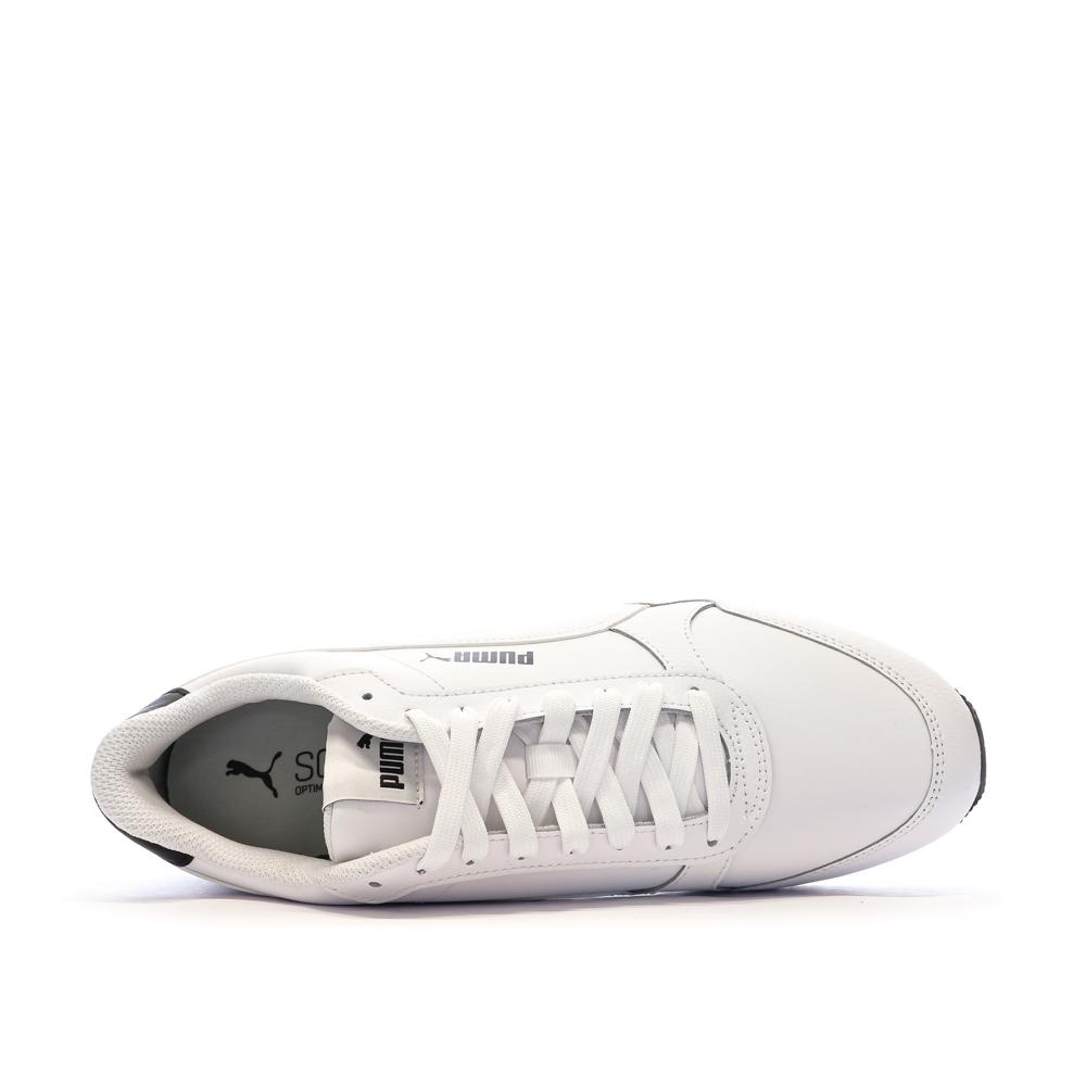 Baskets Blanches/Noires Homme Puma Full vue 4
