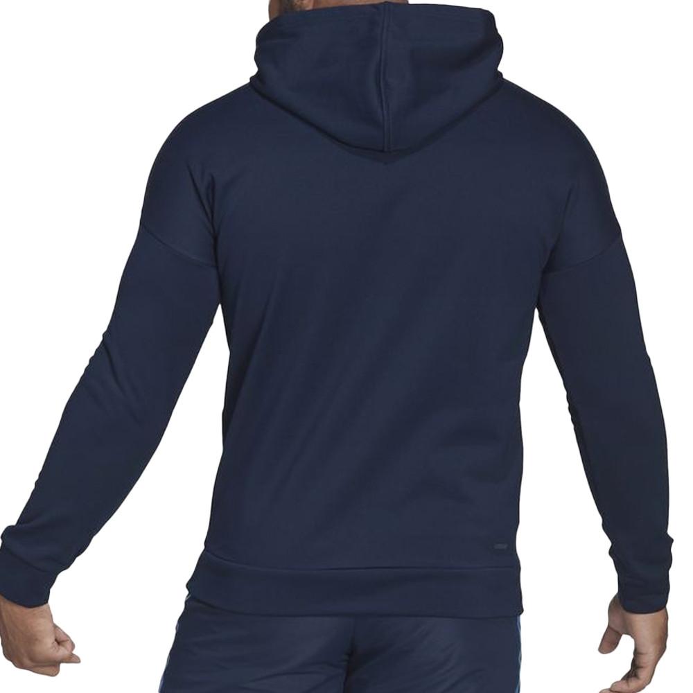 Sweat à Capuche Marine Homme Adidas Rugby Blues vue 2