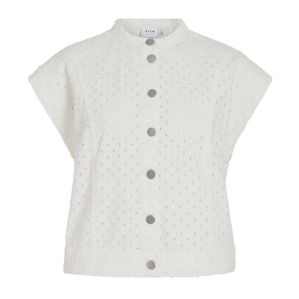 Veste Blanc Femme Vila Vipolly pas cher