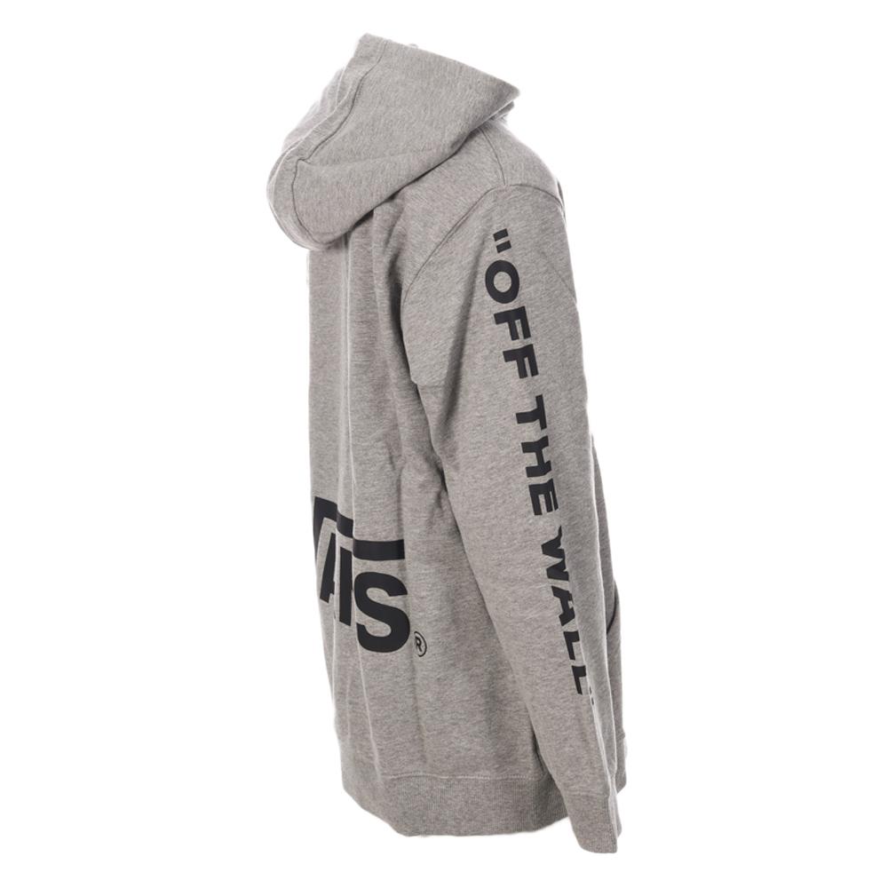 Sweat Gris Garçon Vans Logo Fleece Hoodie Heather vue 3