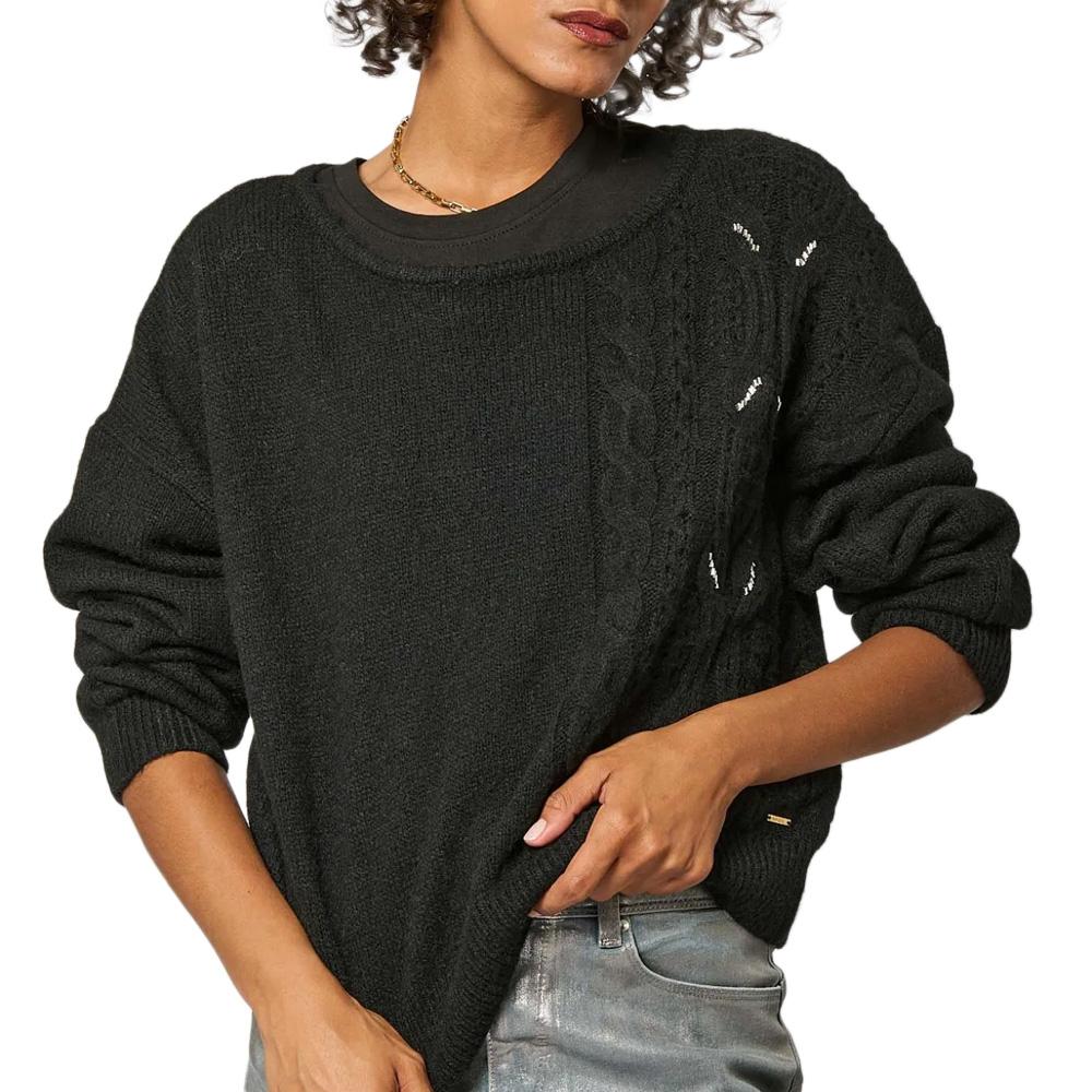 Jersey negro de mujer Kaporal MOVE barato
