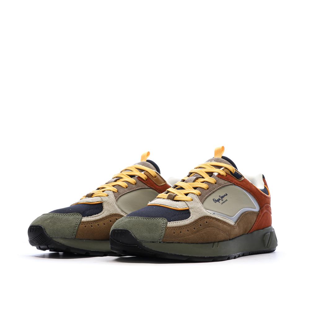 Brown Men's Sneakers Pepe jeans Marlon Photo of the Espace des Marques %store% store - view of %key%