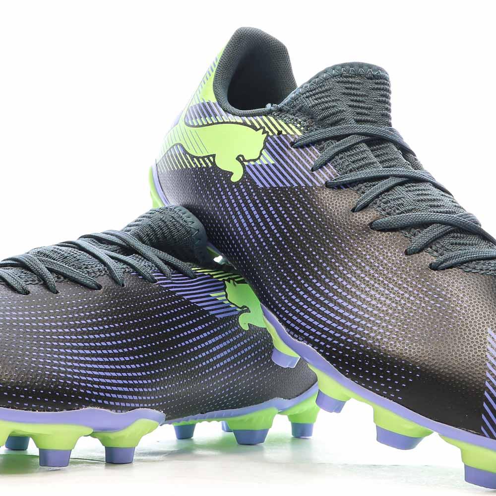 Chaussures de Foot Violet/Jaune Homme Puma Future 7 Play FG/AG vue 7