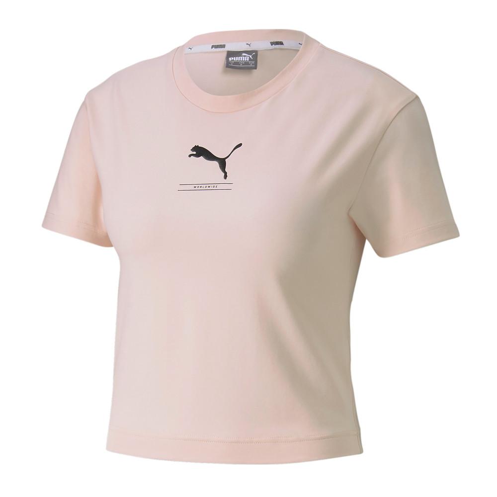 T-shirt Rose Femme Puma Nu-tility pas cher
