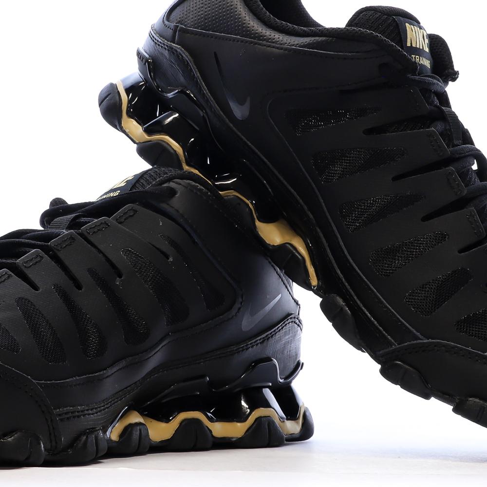 Baskets Noires/Doré Homme Nike Reax 8 vue 7