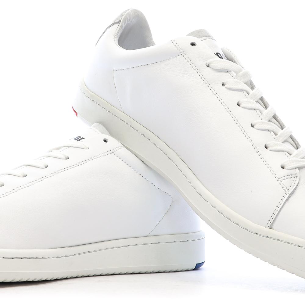 Baskets Blanches Homme Le Coq Sportif Blazon vue 7