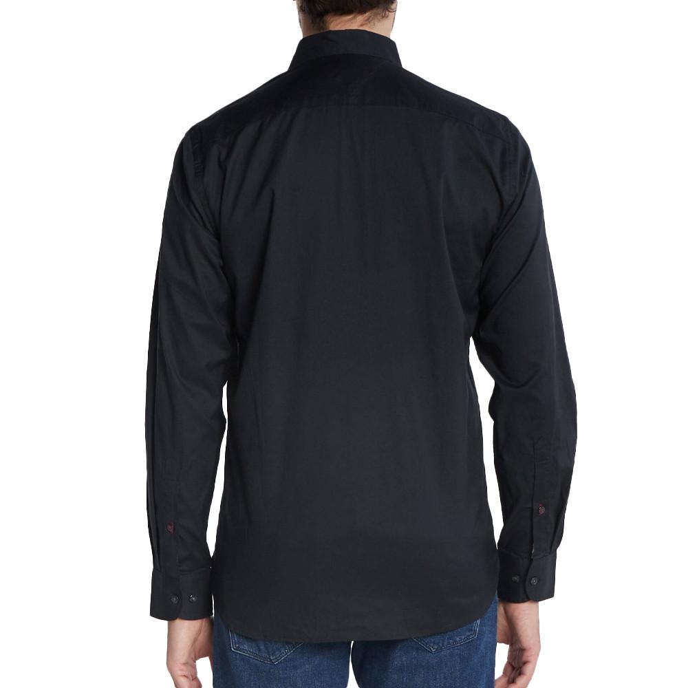 Chemise Noire Homme Tommy Hilfiger Flex Widespread vue 2