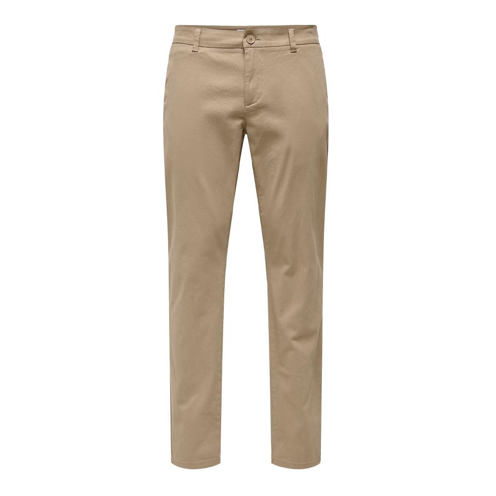 Pantalon Chino Beige Homme Only & Sons Life pas cher