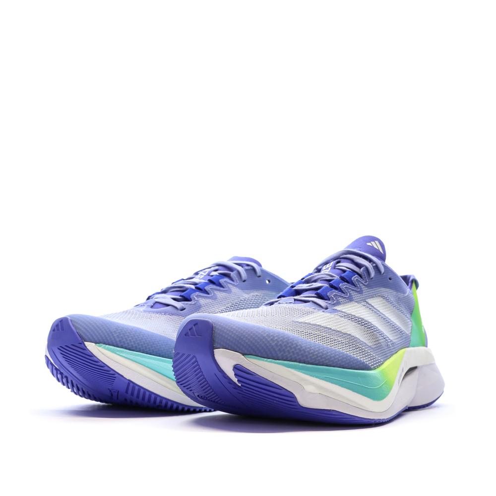 Chaussures de Running Bleu Homme Adidas Adizero Boston vue 6