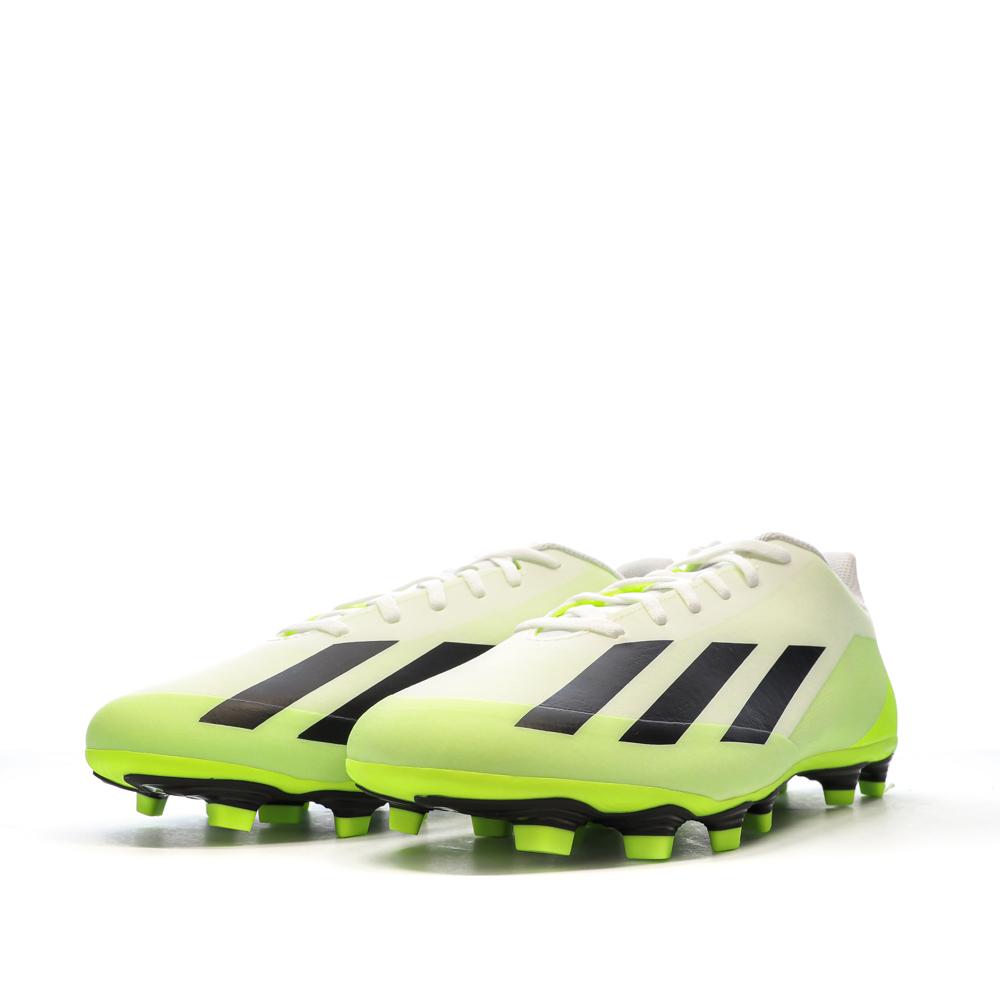 Chaussures de Foot Jaunes Mixte Adidas X Crazyfast.4 FxG vue 6
