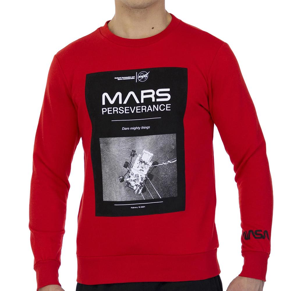 Sweat Rouge Homme Nasa 03S pas cher