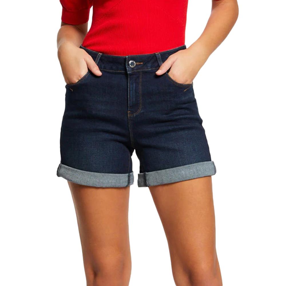 Short en Jean Bleu Femme Morgan SHAKU pas cher