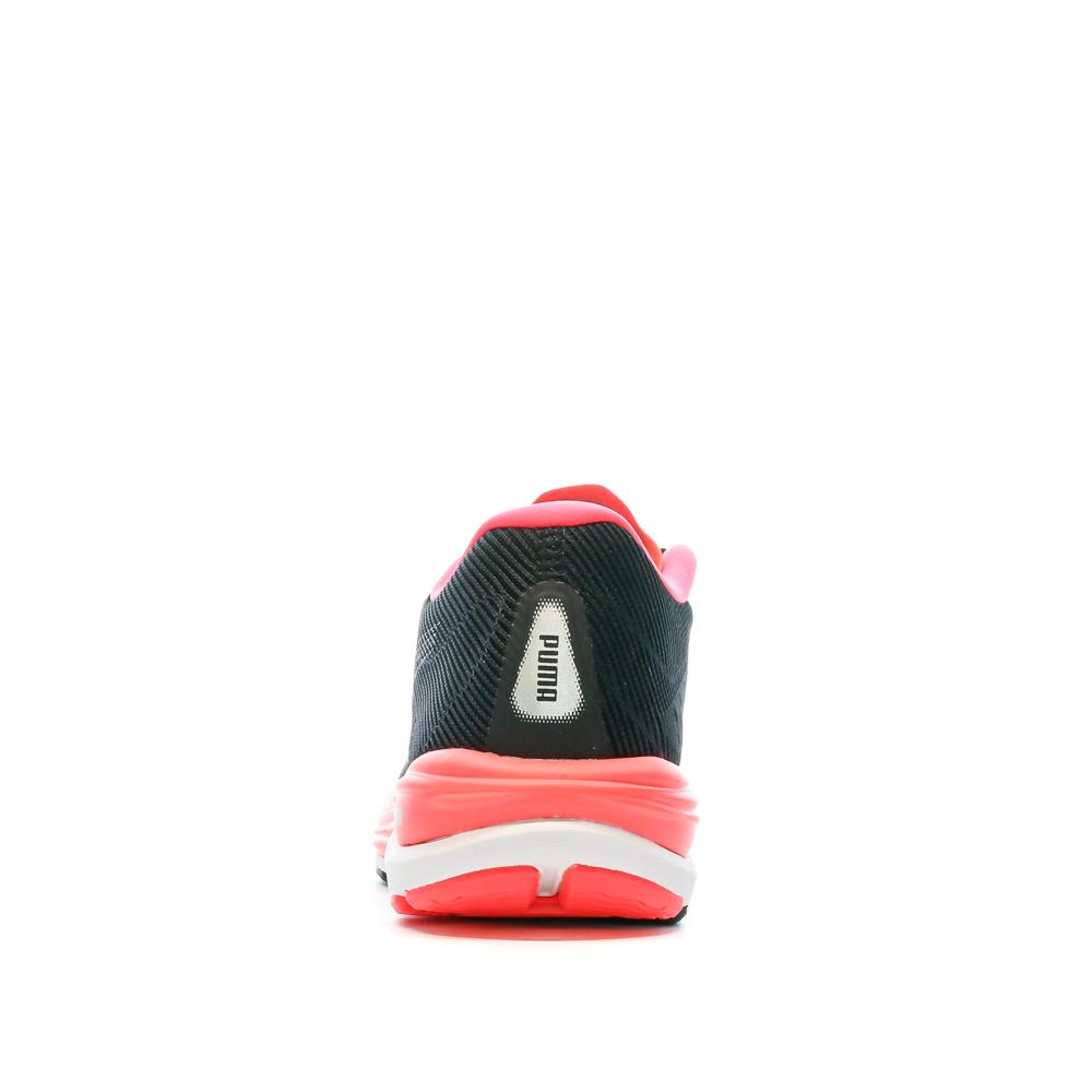 Chaussures de Running Noir/Rose/Blanc Femme Puma Velocity Nitro 2 vue 3