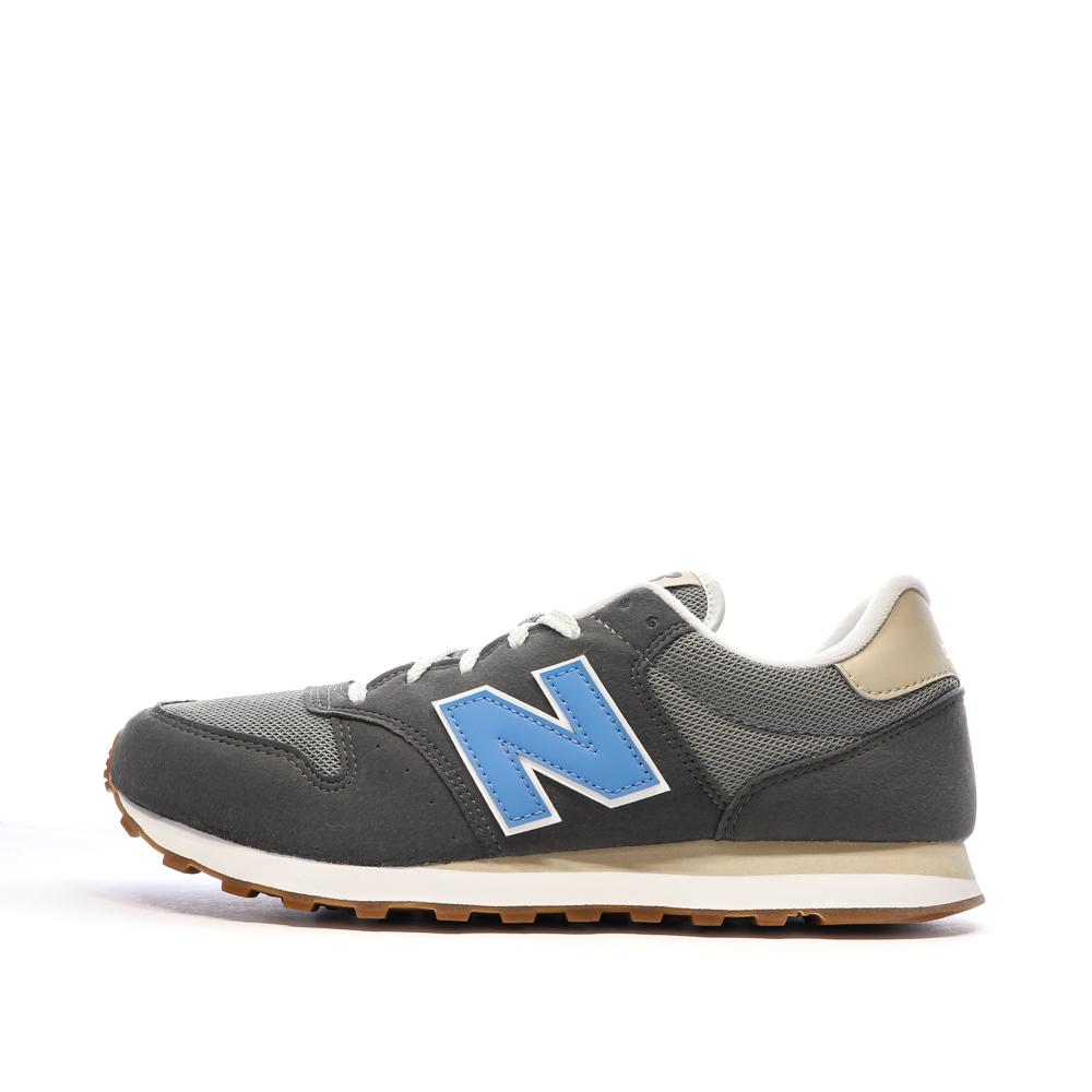 Baskets Grises/Bleu Homme New Balance 500 pas cher