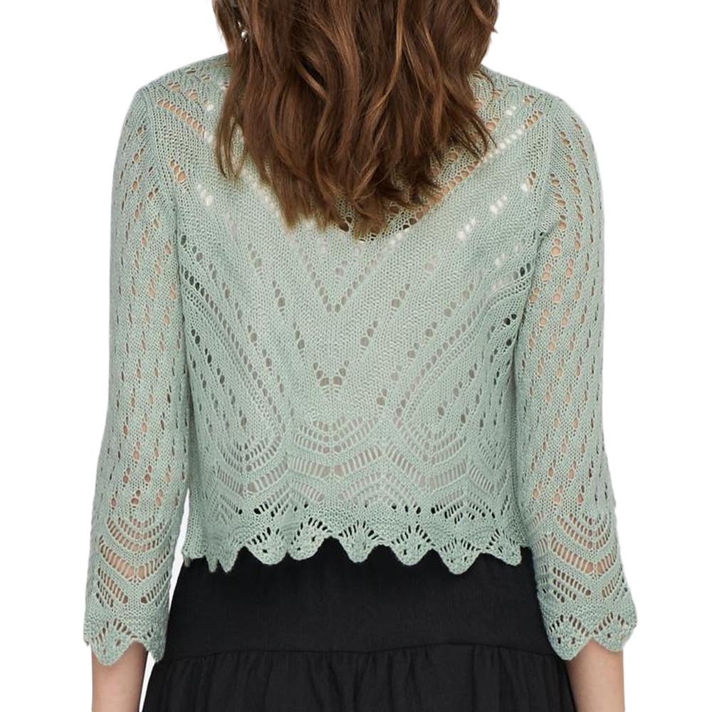 Cardigan Vert FemmeJDY Sun 3/4 Cropped vue 2