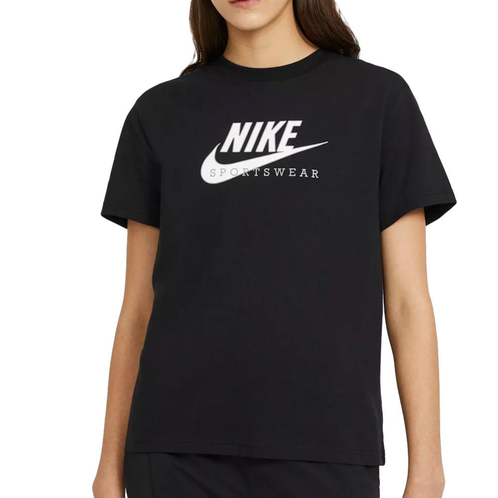 T-shirt Noir Femme Nike Nsw Heritage pas cher