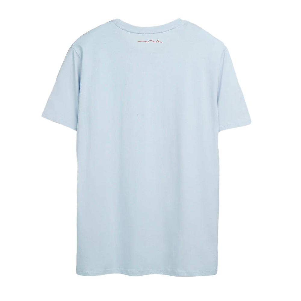 T-shirt Bleu Homme Teddy Smith Total vue 2
