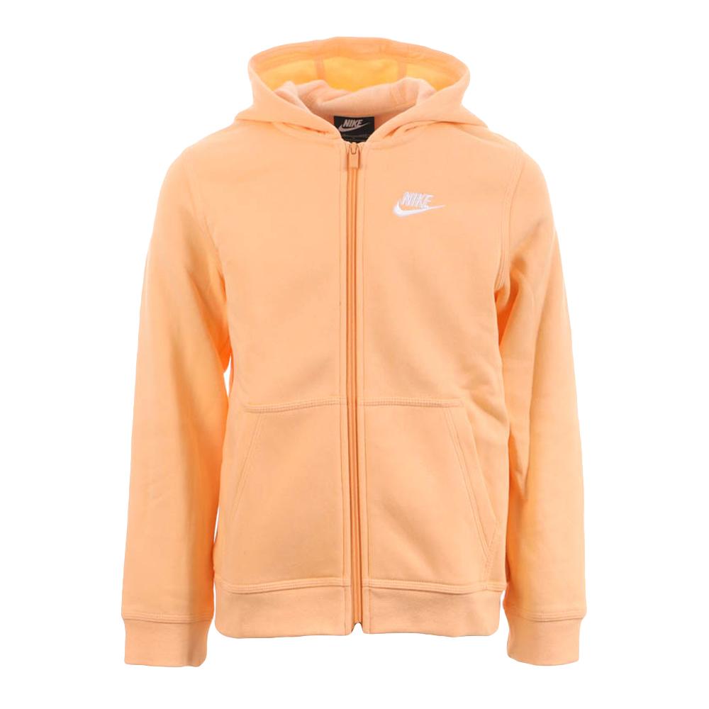 Sweat à capuche Orange Garçon Nike Club pas cher