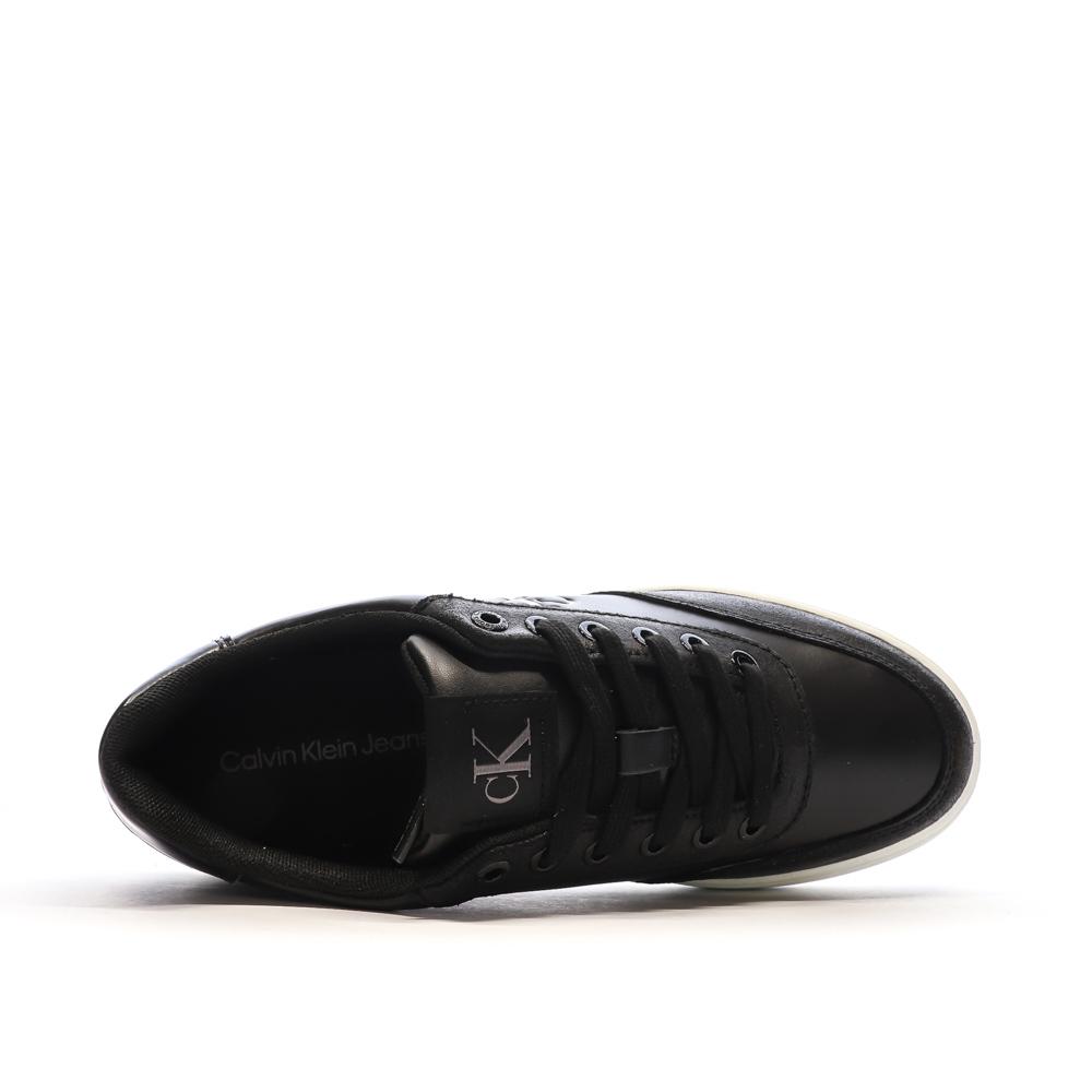 Baskets Noires Femme Calvin Klein Jeans Cupsole vue 4