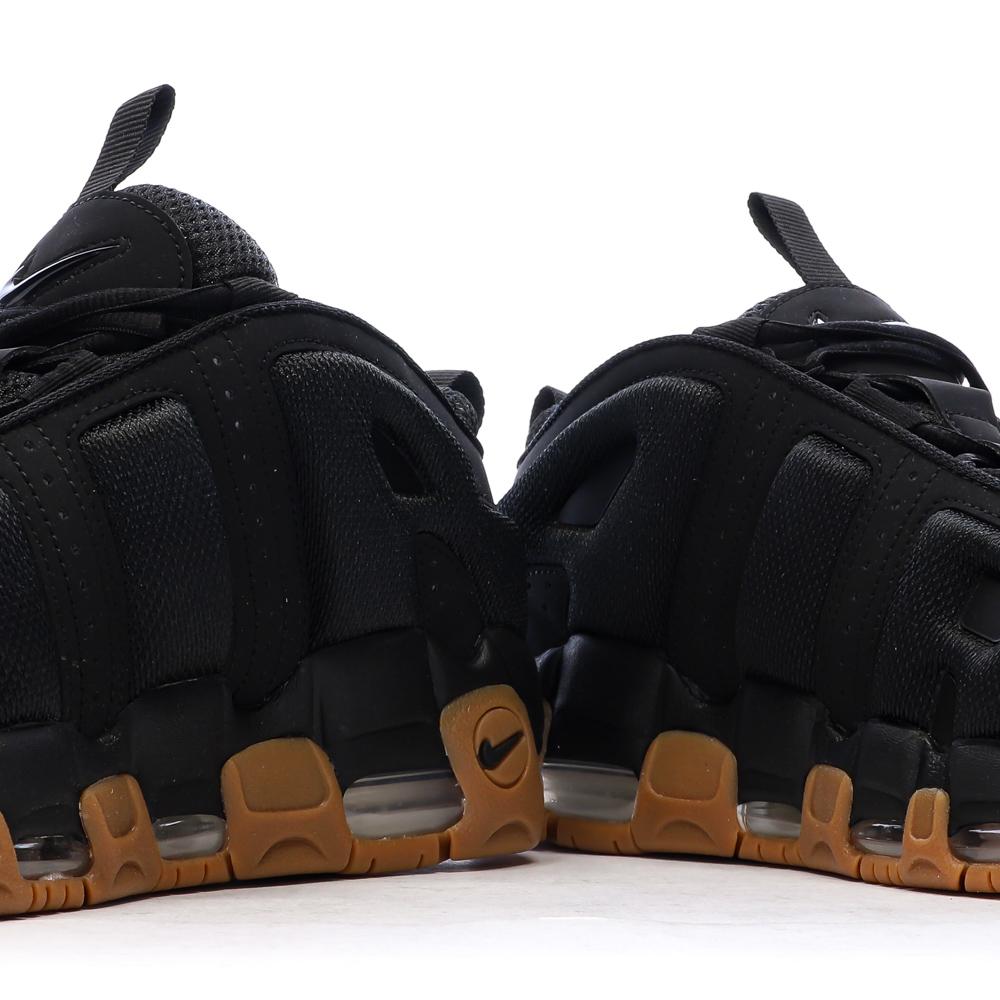 Basket Noir Homme NIKE Air More Uptempo Low Gomme vue 7