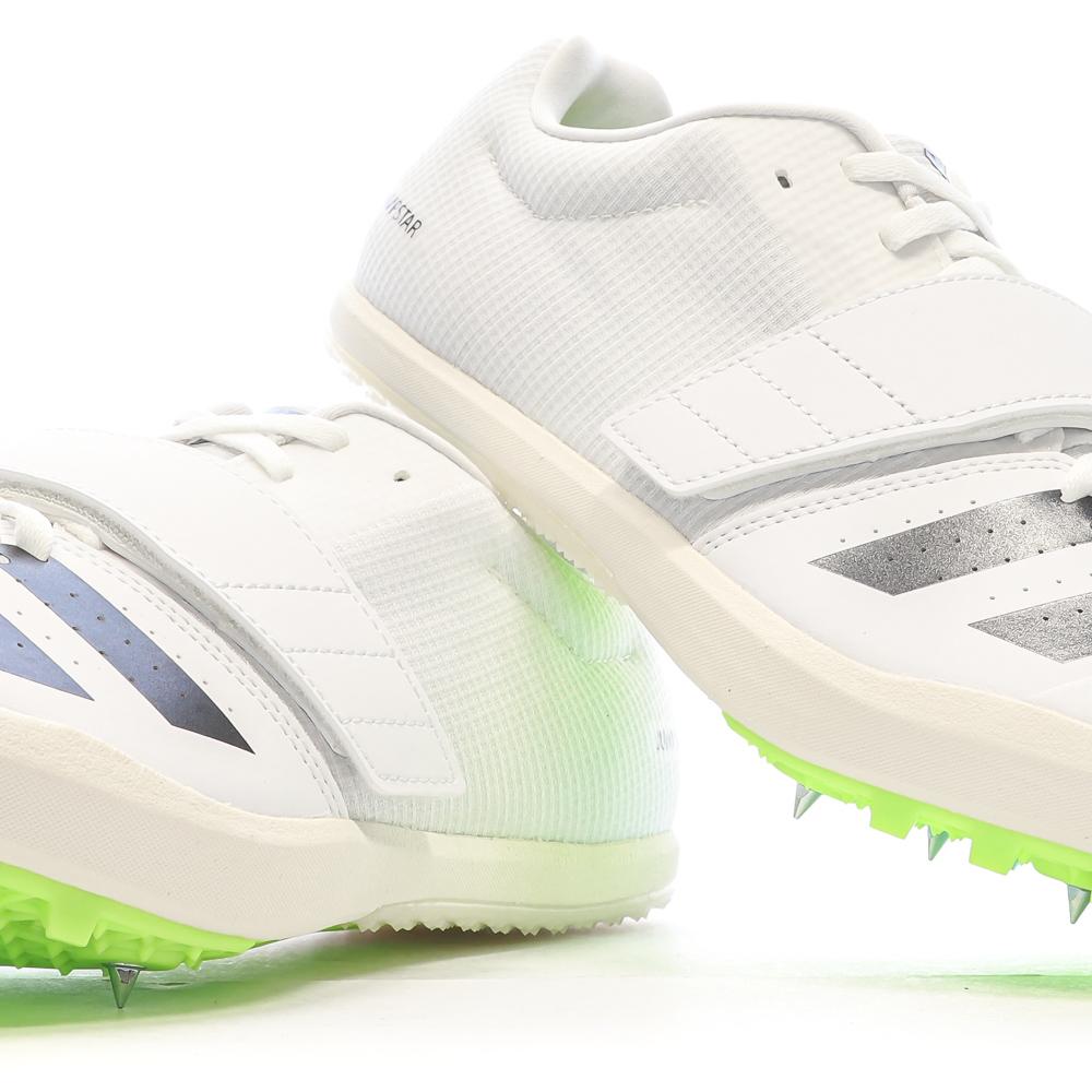 Chaussures d'Athlétisme Blanches Homme Adidas Jumpstar vue 7