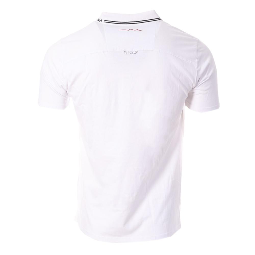 Polo Blanc Homme Teddy Smith Pomro Mc vue 2