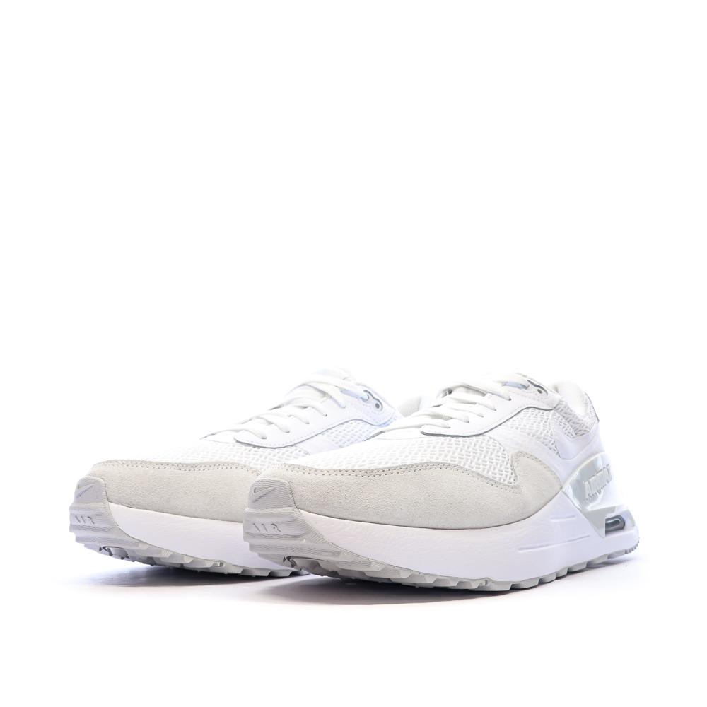 Baskets Blanches Homme Nike Air Max Systm vue 6