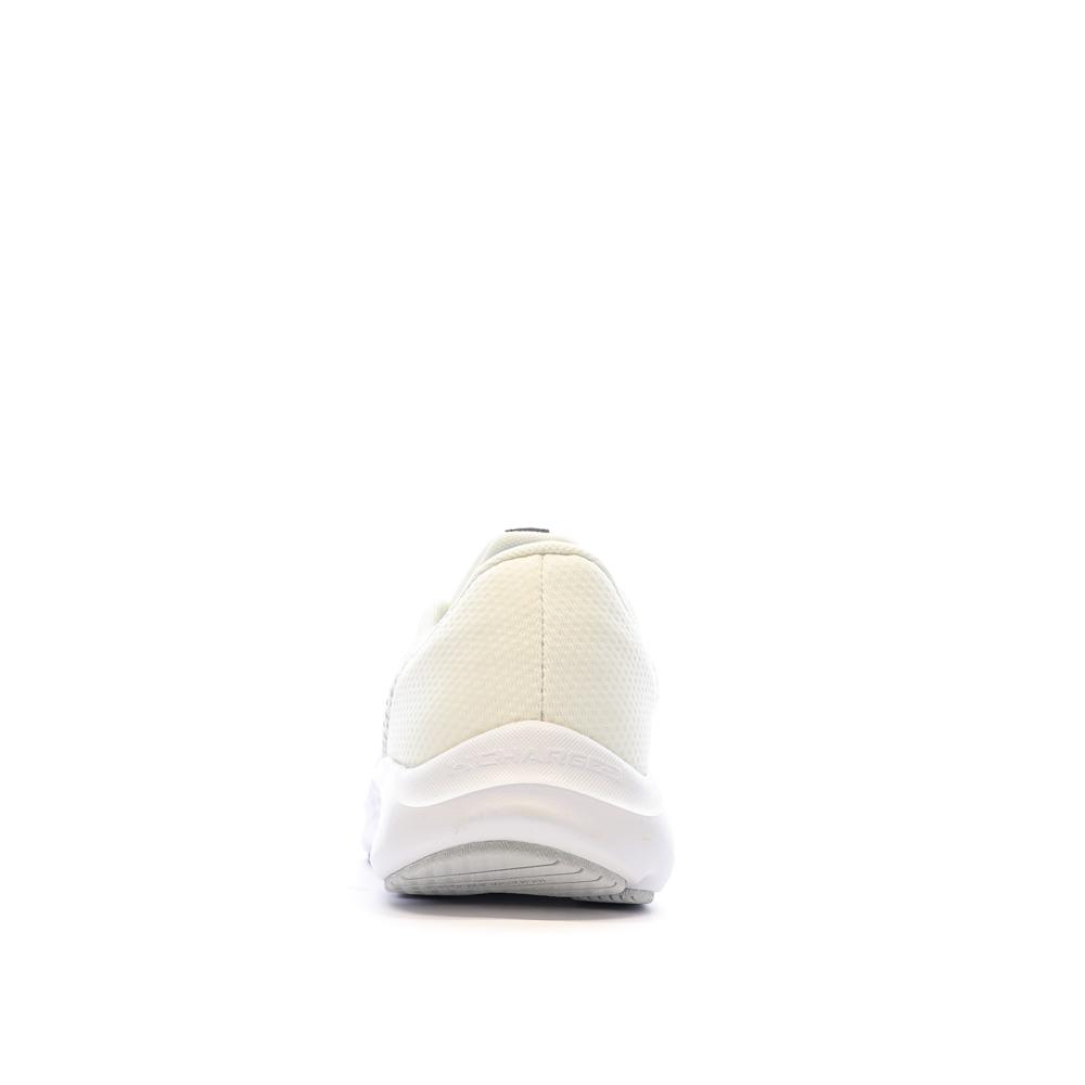 Chaussures de Running Blanches Femme Under Armour Charged Pursuit 3 vue 3