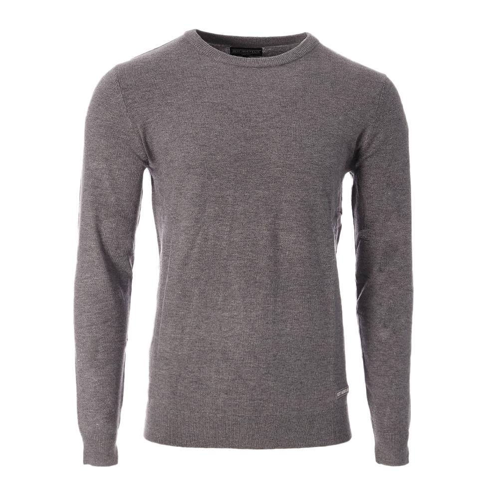 Pull Gris Homme Best Mountain BM pas cher