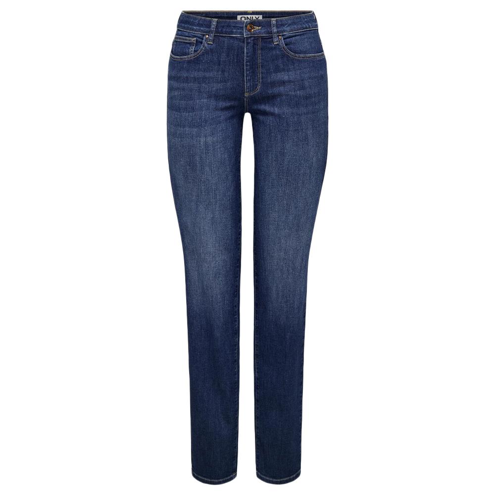 Jean Droit Bleu Femme Only Lann pas cher