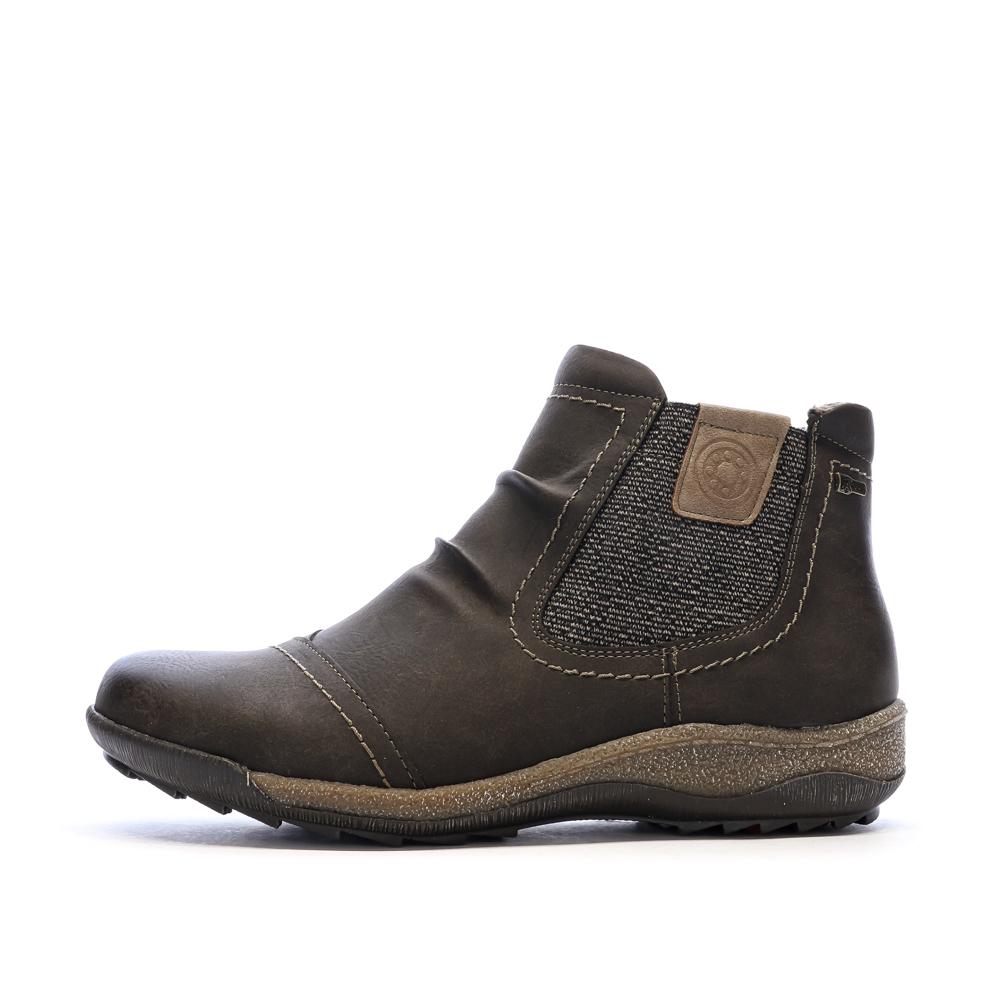 Bottines Marron Femme Relife Jilspray pas cher
