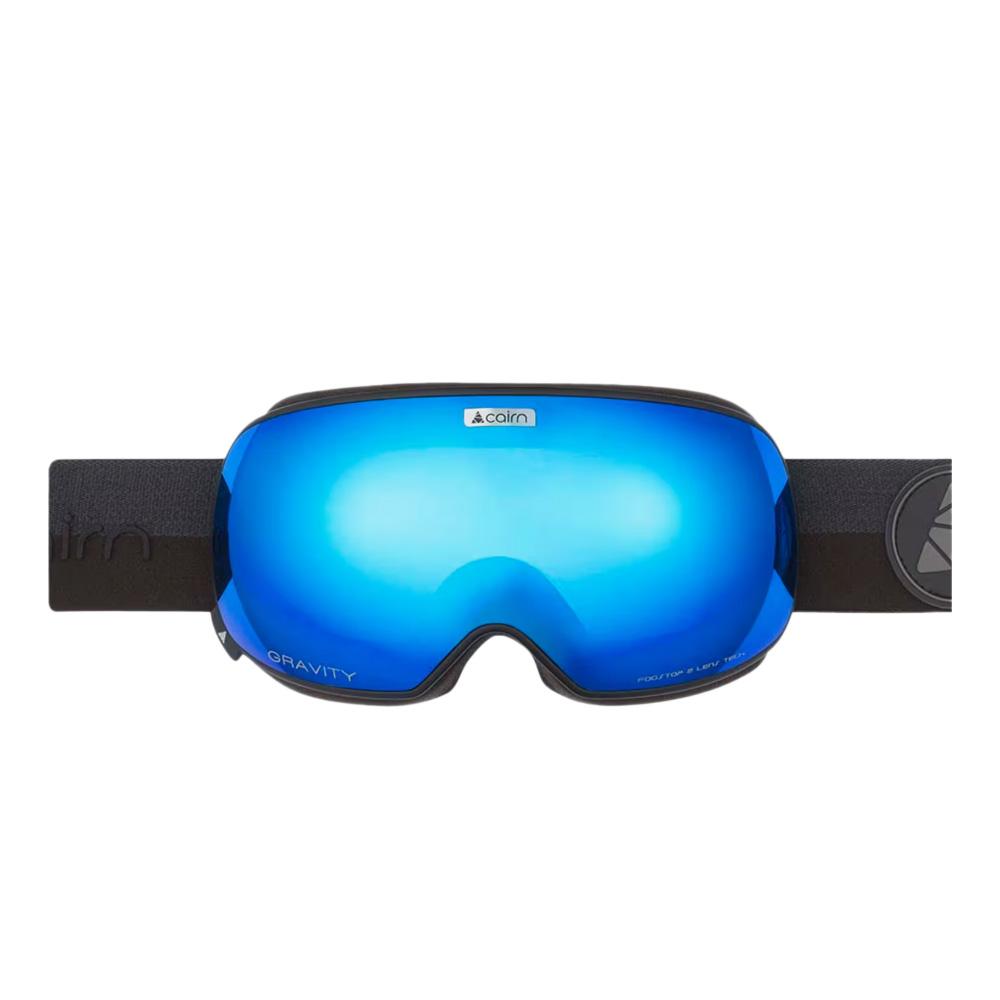 Masque de Ski Noir Mixte Cairn Gravity Spx3 +1 Mat Black Silver vue 2