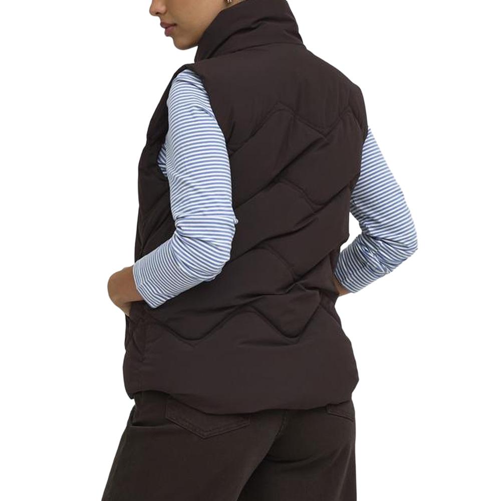 Doudoune sans manches Marron Femme JDY Power vue 2