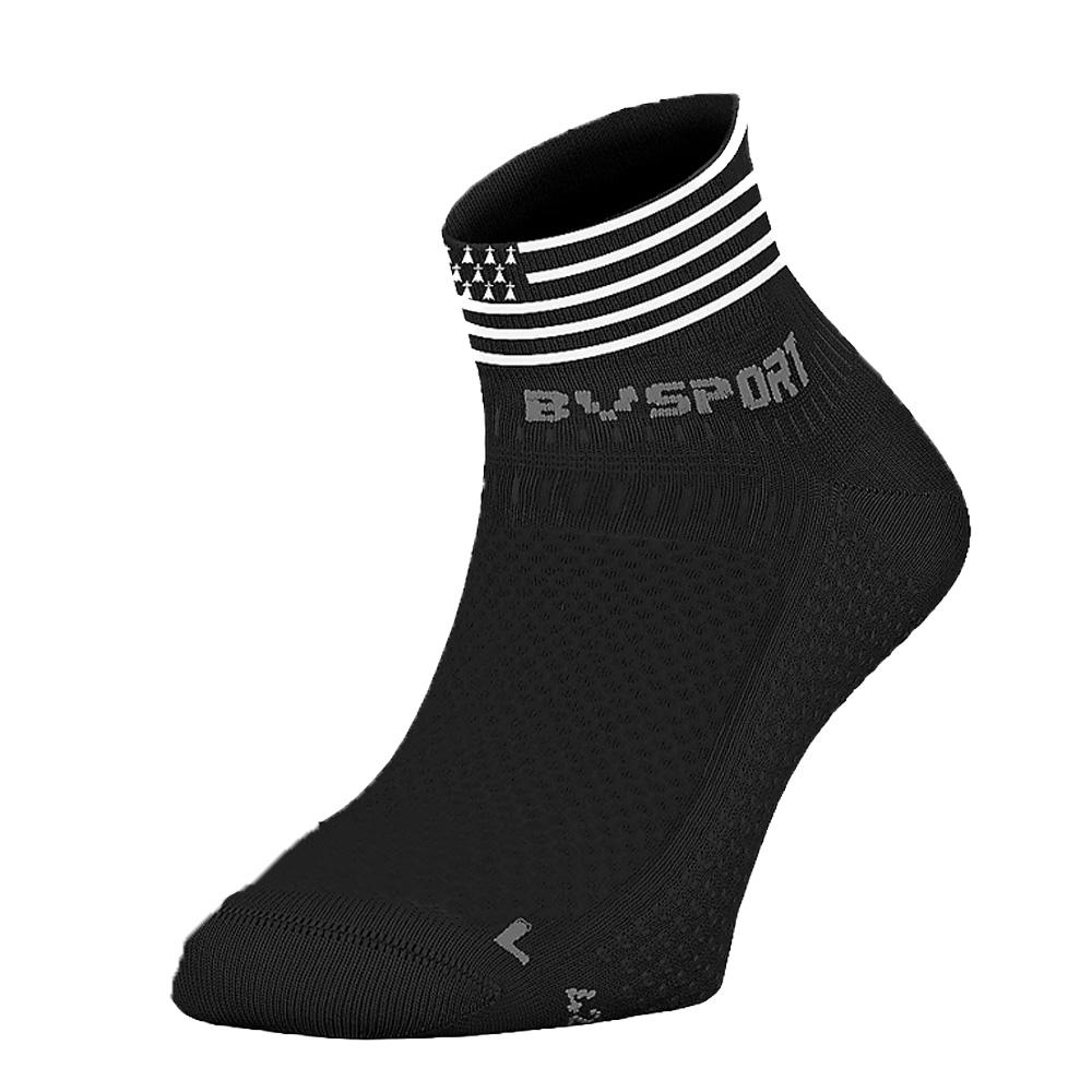 X1 Paire de Chaussettes Noir Mixte BV SPORT Light 3d vue 2