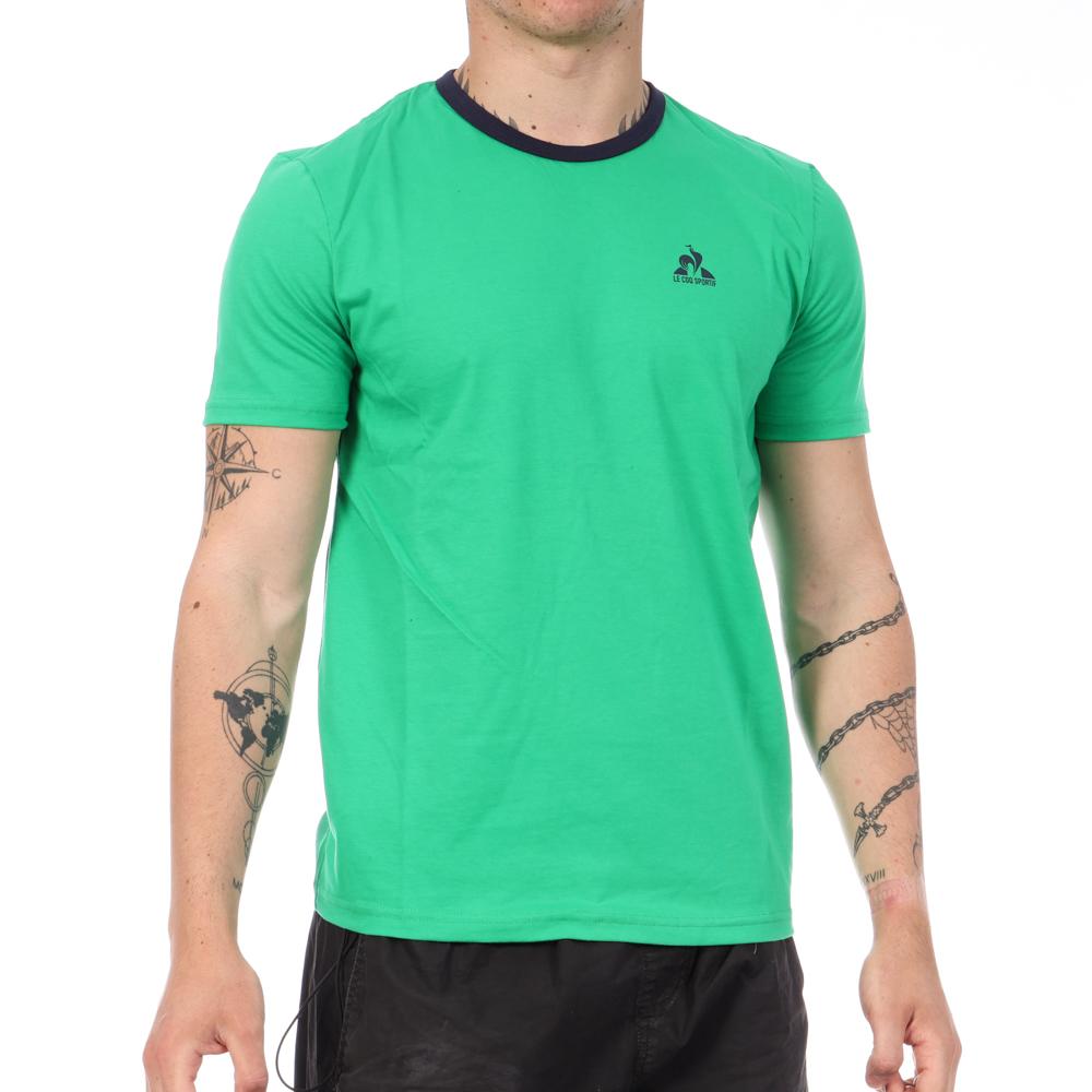 T-Shirt Vert Homme Le Coq Sportif Monochrome pas cher