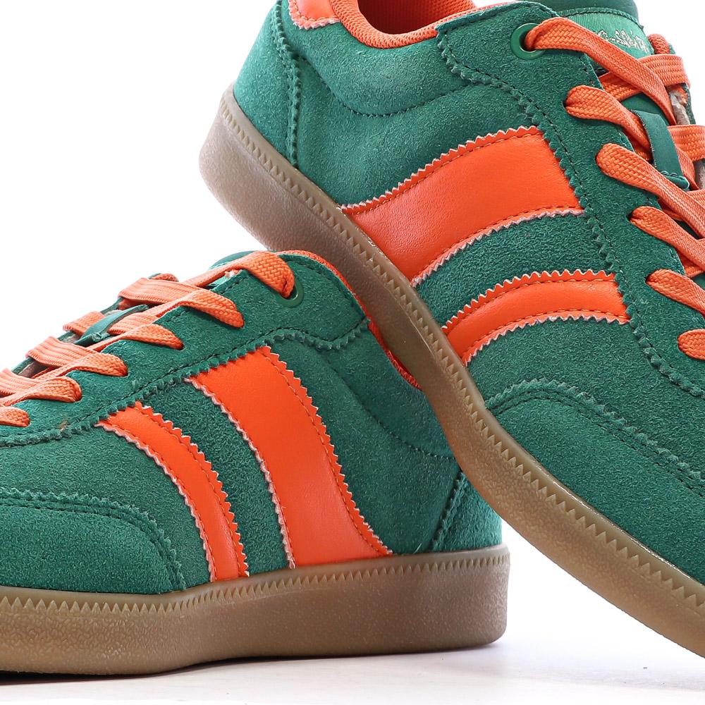 Baskets Vert Foncé/Orange Femme Teddy Smith 120235 vue 7