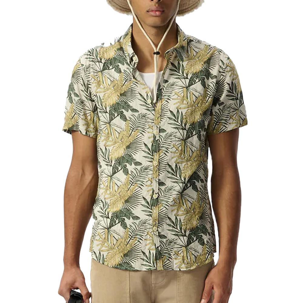Chemise Kaki à Motifs Homme Teddy Smith Dixon pas cher