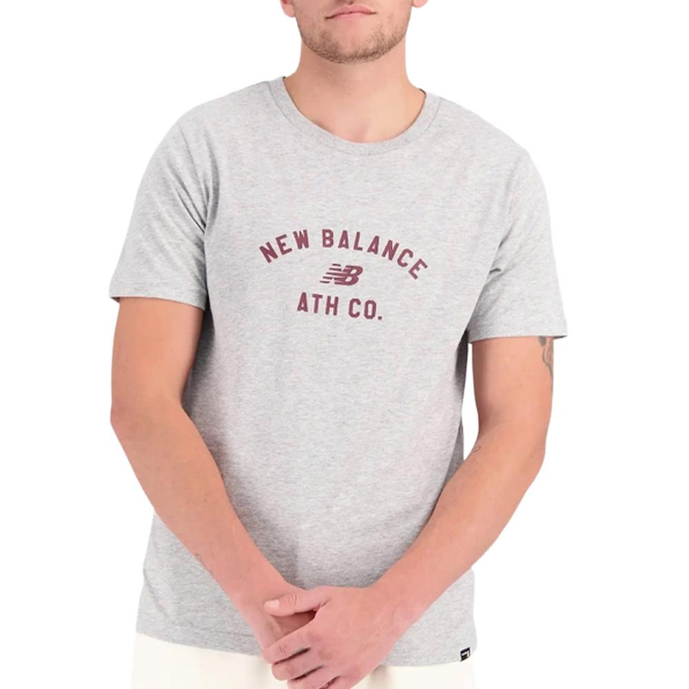T-shirt Gris Homme New Balance Flying pas cher