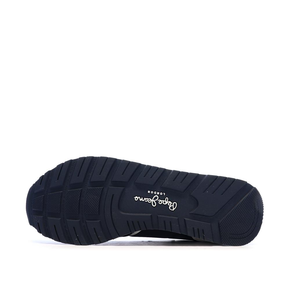 Baskets Marine/Rouge Homme Pepe jeans Brit Road M vue 5