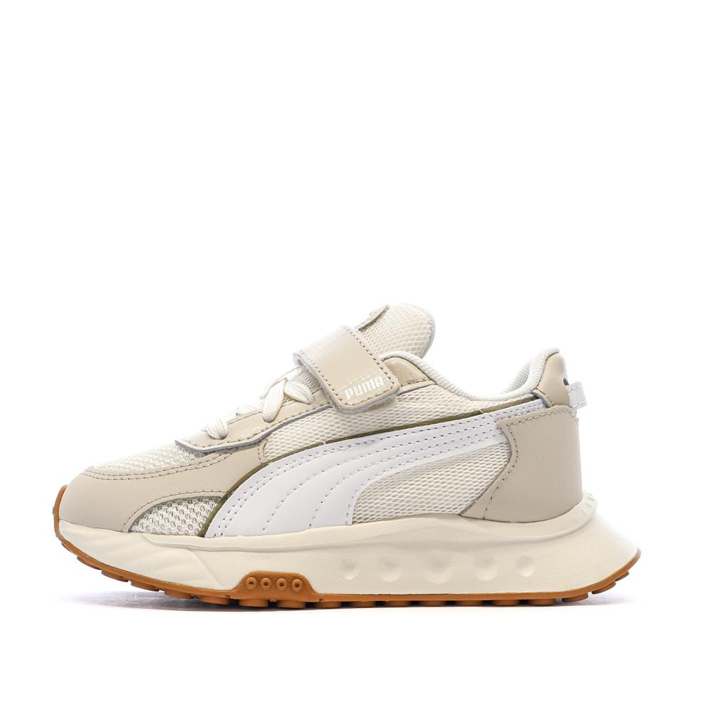 Puma Wild Beige/White Boys’ Trainers affordable