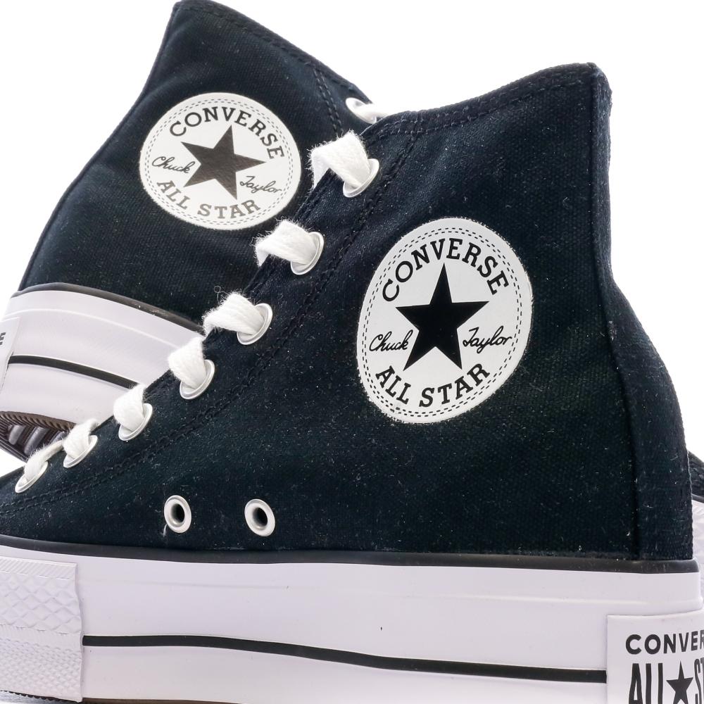 Baskets Noir Femme Converse Chuck Taylor All Star Platform vue 7