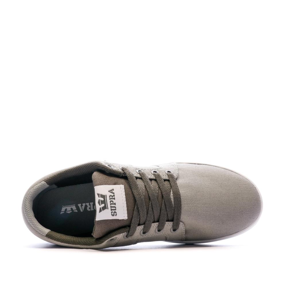Baskets Grises Homme Supra Ineto vue 4
